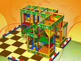 Детский игровой лабиринт "Непоседа" Мадагаскар