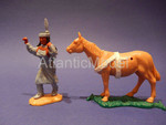 Солдатики 1/32 Timpo Индианка с лошадью Пятый