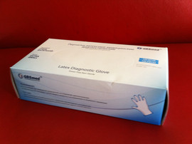 Перчатки латексные неопудренные