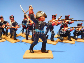 Солдатики 1/32 DSG Французские солдаты 12 шт 7 поз