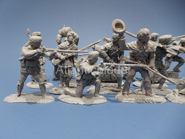 солдатики 1/32 Barzso поселенцы Бунсборо 19 фигур 3