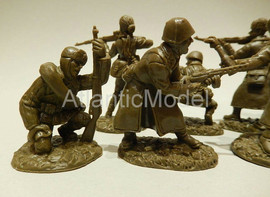 Солдатики 1/32 tssd Советская армия 16 фигур WWII 9