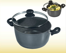 Stoneline кастрюля с камен. покрытием O24см. 4,5л.