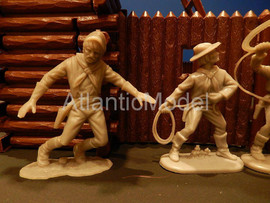 Солдатики 1/32 Hofler Индейцы ковбои солдат серый 10