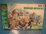 Солдатики 1/32 ESCI Советская пехота 2МВ 14 фигур