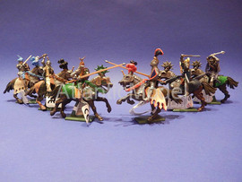 Солдатики 1/32 Britains Рыцари и Сарацины Конные 6 9