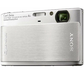 Тонкий фотоаппарат Sony DSC TX1 Silver