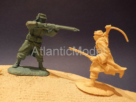 Солдатики 1/32 Conte Ин. легион Четыре фигуры 2+2