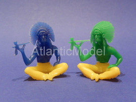 Солдатики 1/32 Hofler Индейцы Первый разный цвет 3 3