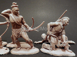 Солдатики 1/32 Barzso Индейцы Шайенны семь фигур 5