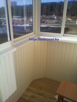 Балконные рамы из алюминия.