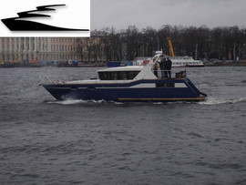 Яхта моторная стальная 15 метровая (по голландскому проекту Эмсл