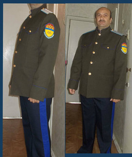 парадный китель оренбургских казаков форменное одежда пошив под