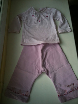 костюм для девочки до 68 см (6 месяцев)