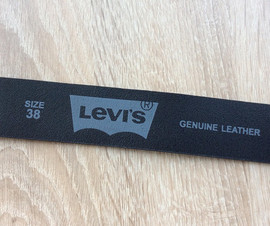 Ремень мужской Levis 40 mm 2 Horse Plaque (Black) 5