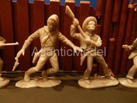 Солдатики 1/32 Hofler Индейцы ковбои солдат серый 8