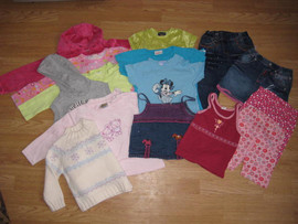 Пакет одежды для девочки рост 98-104 см