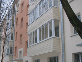 Остекление балконов и лоджий.