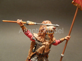 Солдатики 1/32 Conte солдат с знаменем легиона МЕТАЛЛ