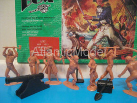 Солдатики 1/32 BUM Пираты Аксессуары Красный цвет