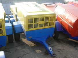 Компрессор дизельный ПКСД-5,25ДМ на шасси 4