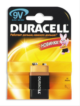 Продам батарейки Duracell LR6 AA, LR03 AAA, 6LR61 9V крона.