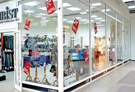 Оформление витрин, брендирование магазинов и офисов