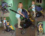 Прогулочная коляска-трансформер для двух детей