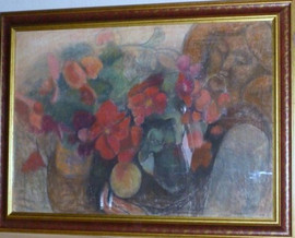 продаю картину "Маки" 1978г. известного художника Рудакова М.З.