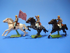 Солдатики 1/32 Britains Кавалеристы южан Раритет 3
