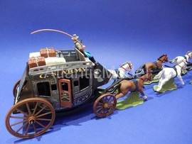 Солдатики 1/32 DSG Дилижанс армии Конфедерации ACW 6