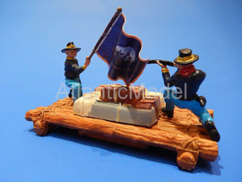 Солдатики 1/32 DSG Плот армии Федерации ACW 8