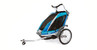  Детская коляска велоприцеп Thule Chariot Chinook 2/Чинук 2 голубая