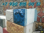Мрамор из бетона и теплоблоки Кремнегранит