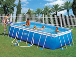 Прохладный бассейн в знойную жару!