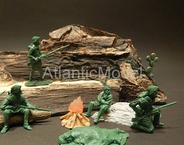 Солдатики 1/32 Barzso Лагерь Рейнджеров Второй 6 4