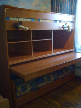 детская комната с 2-х ярусной кроватью