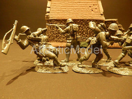 Солдатики 1/32 Сonte Пехота США третий набор WWII 5