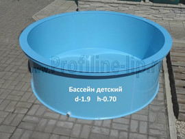 Бассейн пластиковый детский d-1,7 h- 0,85 в Липецке