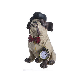 Бульдог с часами