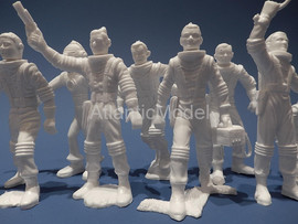 Солдатики 1 32 Marx Марсианский планетарный патруль 70 мм