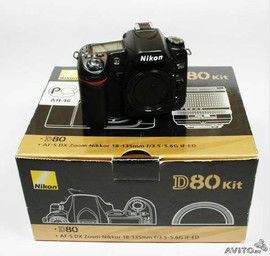 Продам NIKON D80 KIT AF-S 18-135 в упаковке.
