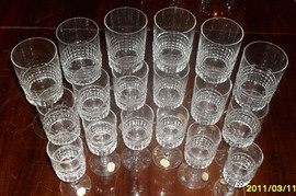 BOHEMIA набор фужеров и рюмок - 18 предметов