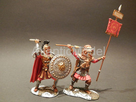 Солдатики 1/32 Conte Аквила Знамя легиона МЕТАЛЛ set 1 2