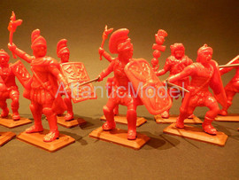 Солдатики 1/32 DSG Пешие римляне 12 шт Не окрашены