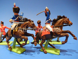 Солдатики 1/32 Britains Британцы и Шотландцы 6 Nap