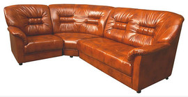 Угловой кожаный диван "Остин".