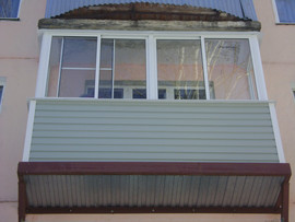 Установка крыши на балкон, козырек над балконом