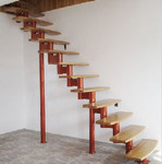 Межэтажная модульная лестницa