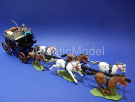 Солдатики 1/32 DSG Дилижанс армии Конфедерации ACW 7